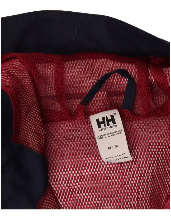 Helly Hansen Damen Regenjacke mit Kapuze UK 14 Medium Marineblau Polyester