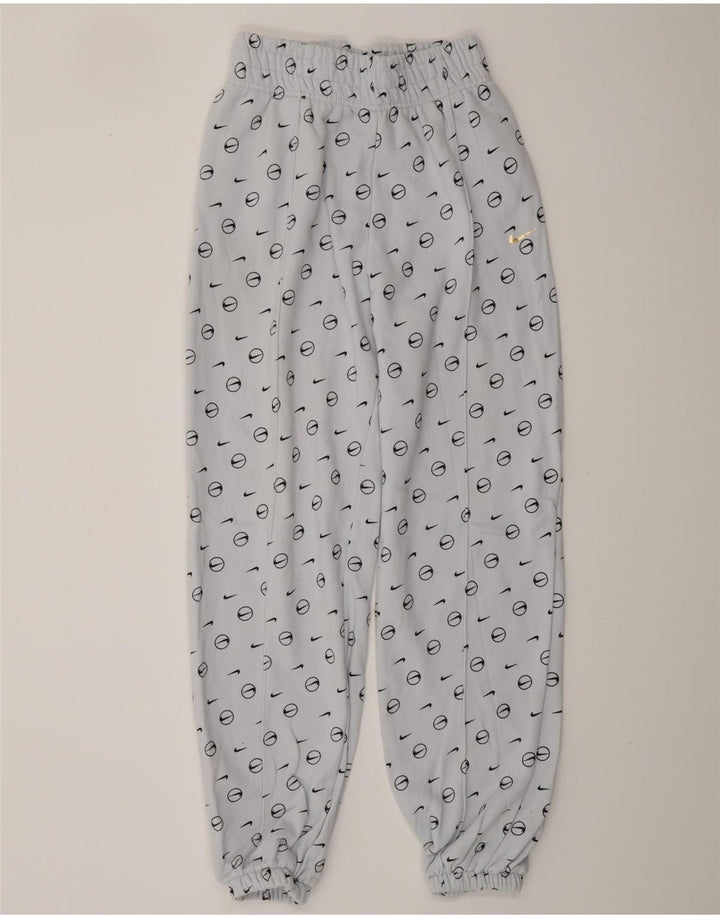 NIKE Herren-Trainingsanzug mit lockerer Passform und Grafik, Jogginghose, Größe S, Blau, Baumwolle