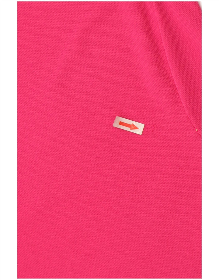 Nike Damen Dri Fit T-Shirt Top UK 10 Small Pink