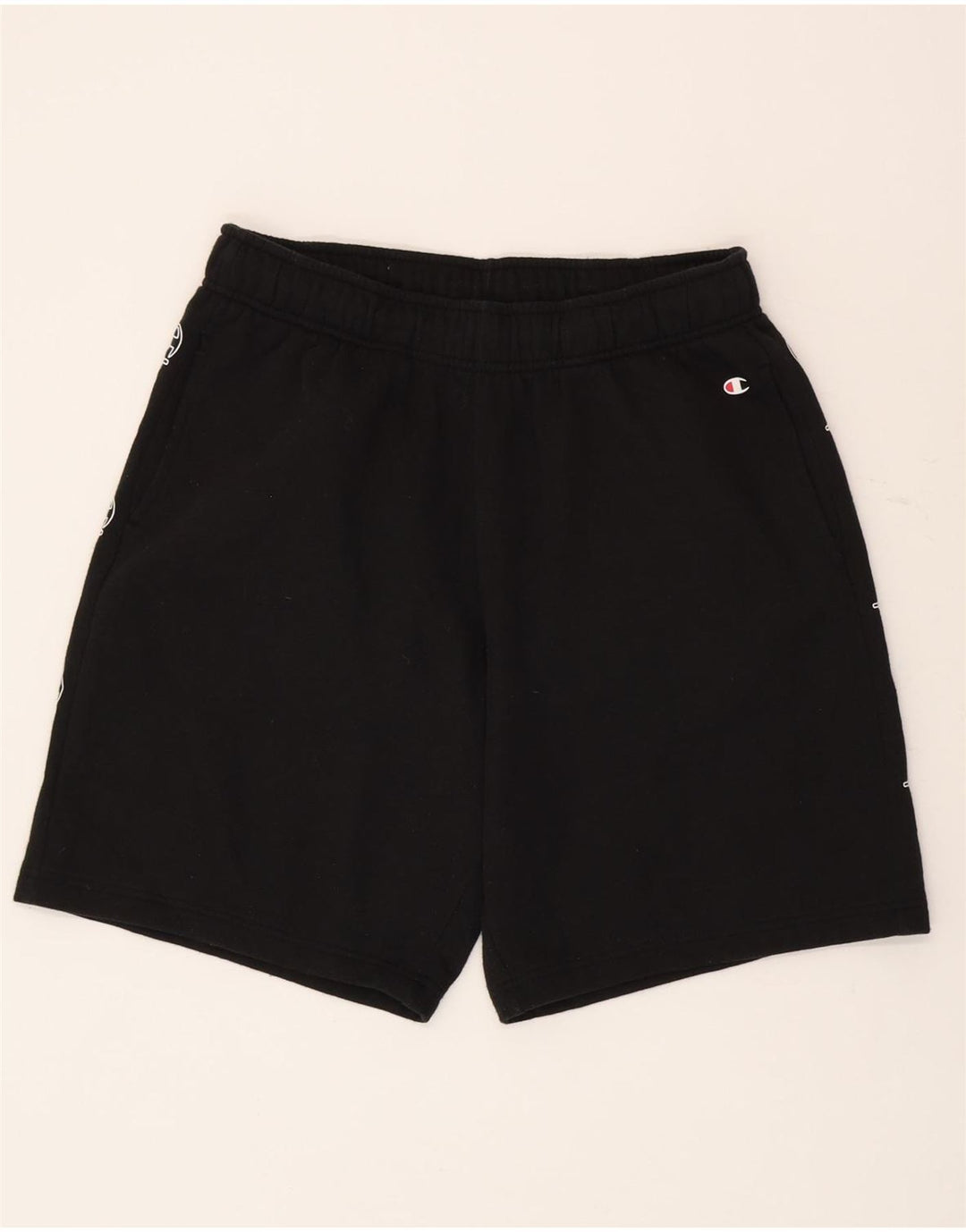 Champion Herren Graphic Sport Shorts Mittelschwarze Baumwolle