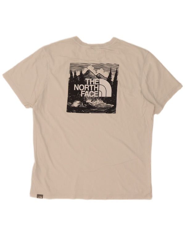The North Face Herren-T-Shirt mit Grafik, mittelweiße Baumwolle