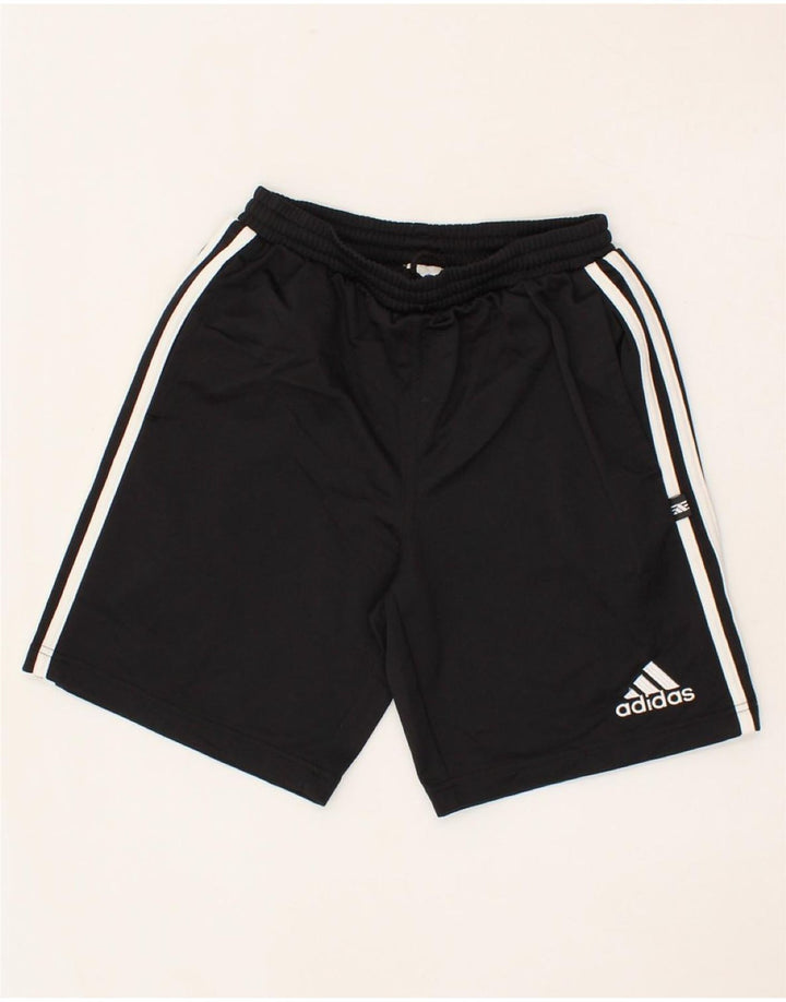 ADIDAS Boys Sport Shorts 11-12 Years Black Polyester Vintage Adidas and Second-Hand Adidas from Messina Hembry 