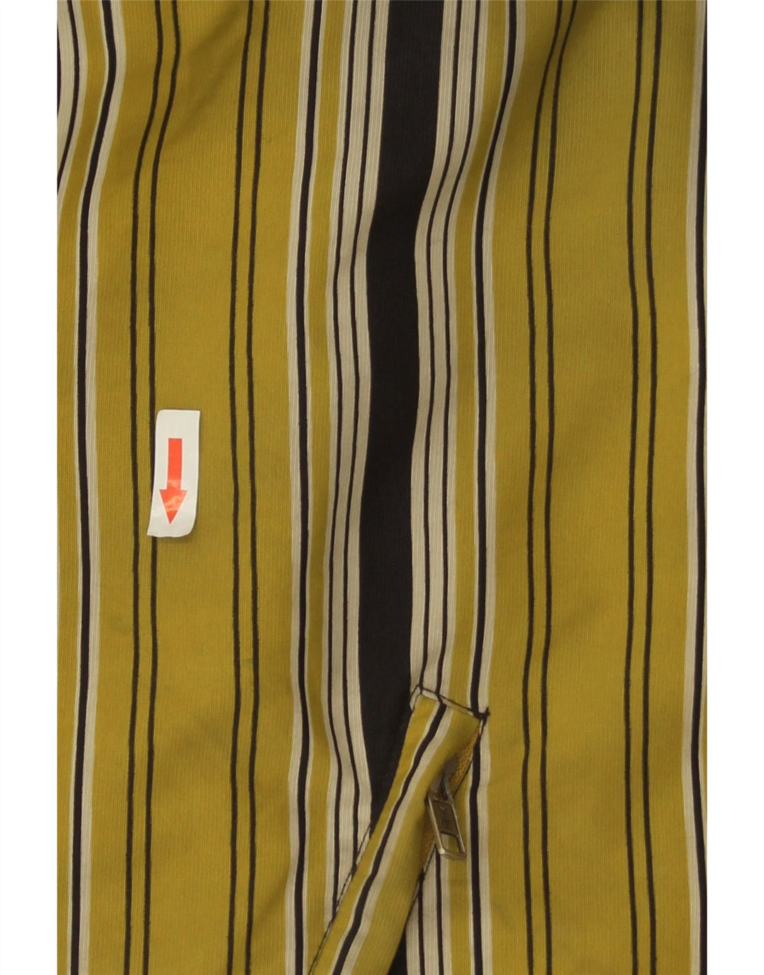 Proline Herren-Anorak-Jacke, Größe 40, groß, gelb gestreift, Polyamid