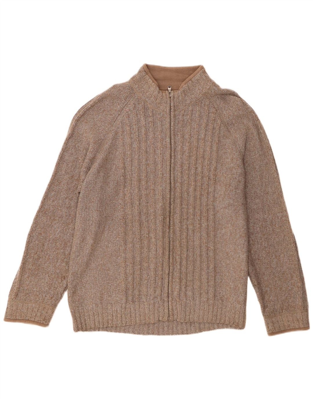 Marks & Spencer Herren Strickjacke XL Braune Wolle