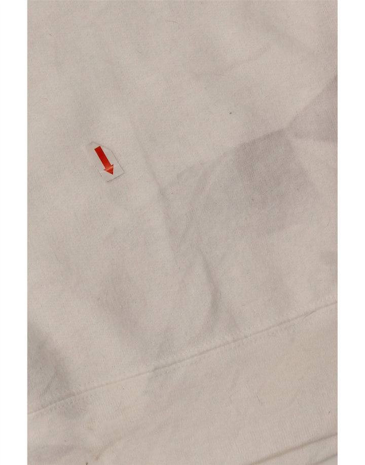 Champion Damen-Sweatshirt mit Grafik, UK 16, Größe L, Weiß, Polyester