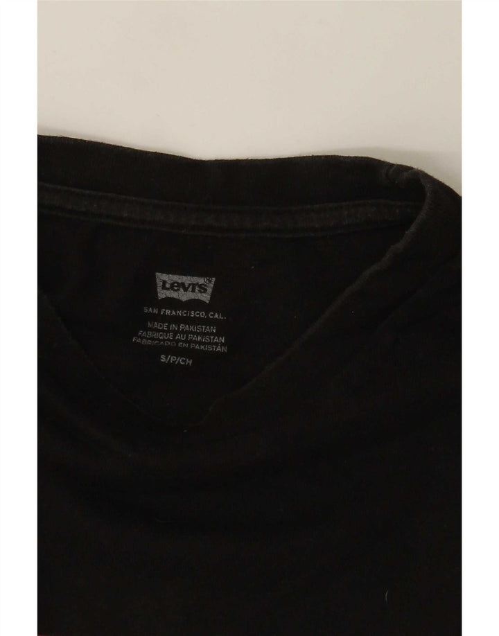 Levi's Herren T-Shirt mit Grafik, Größe S, Schwarz