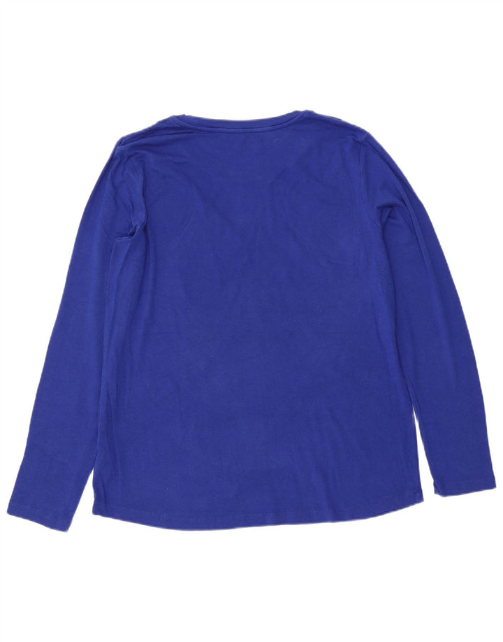 EDDIE BAUER Herren Top Langarm XL Blau Baumwolle