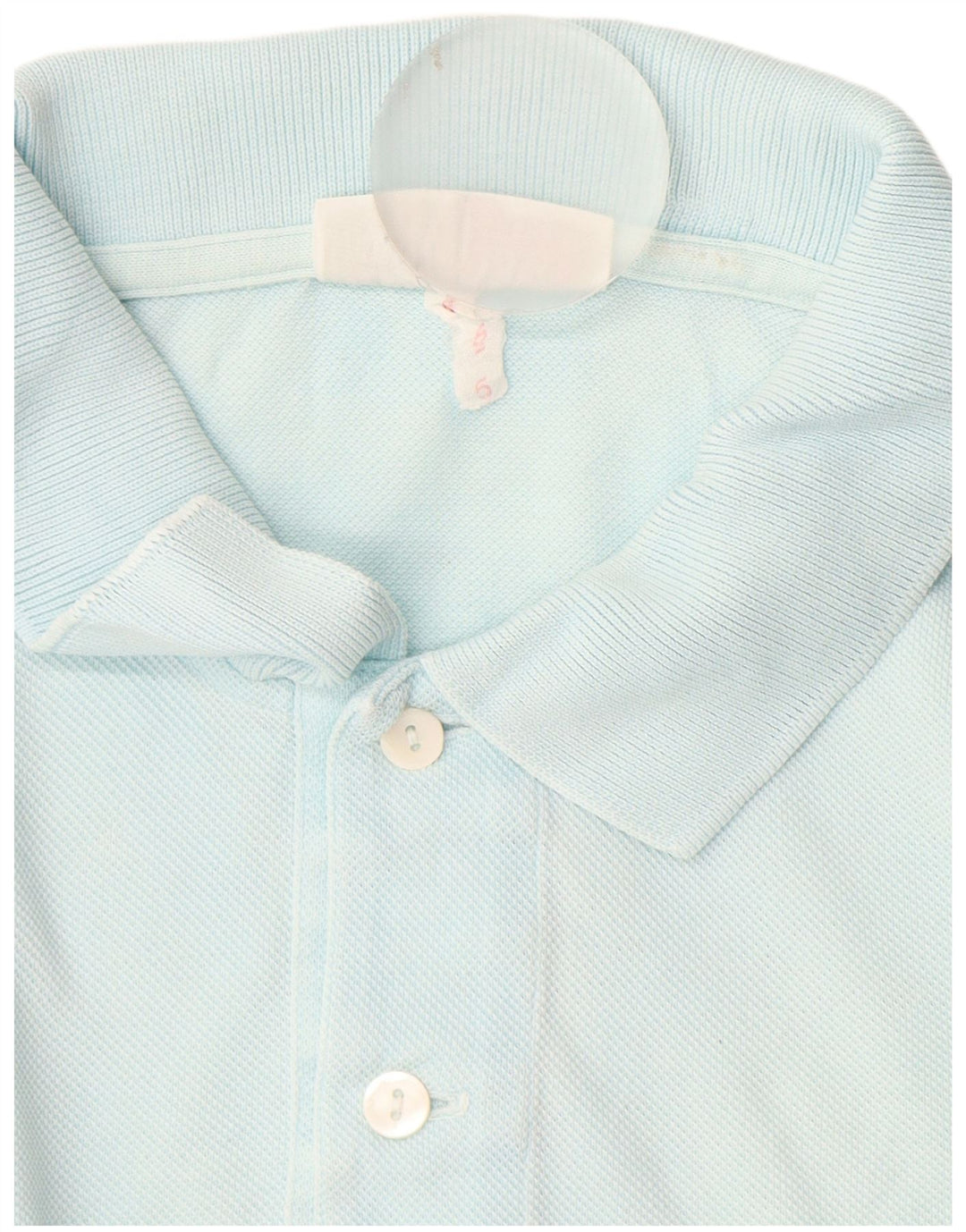 Lacoste Herren-Poloshirt, Größe 5, groß, blaue Baumwolle