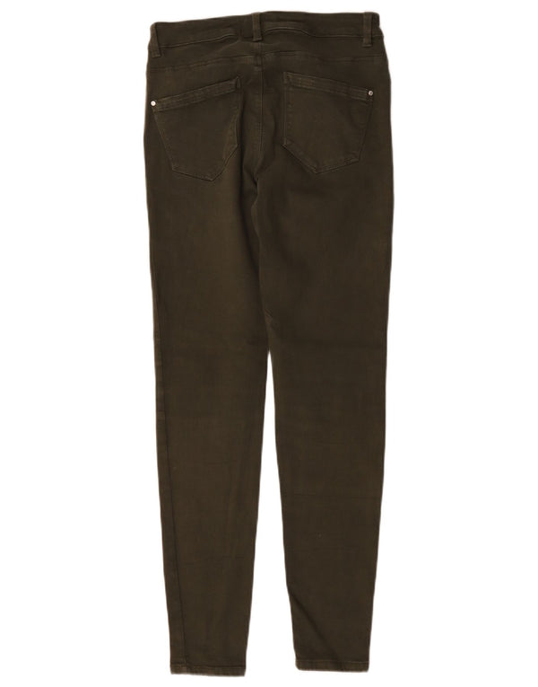 Zara Damen Skinny Jeans EU 38 Small W28 L28 Khaki