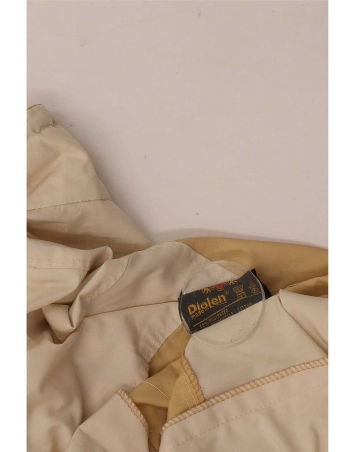 Diolen Herren-Regenjacke UK 38 Mittelgelbes Colourblock-Polyester