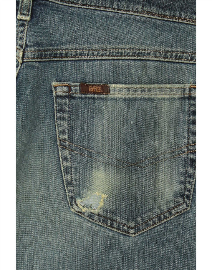 Rifle Damen Straight Jeans W32 L32 Blau