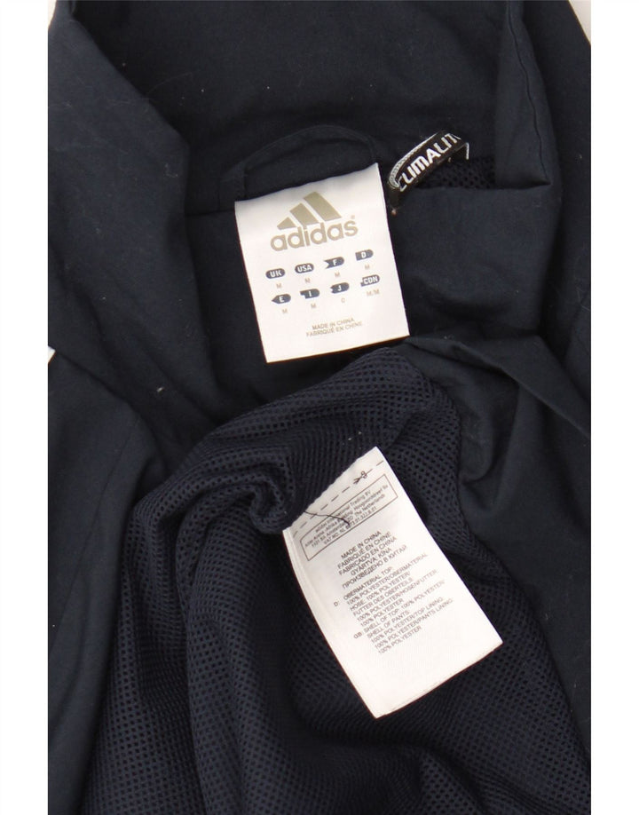 Adidas Herren Climalite Trainingsanzug Top Jacke Mittel Marineblau Farbblock