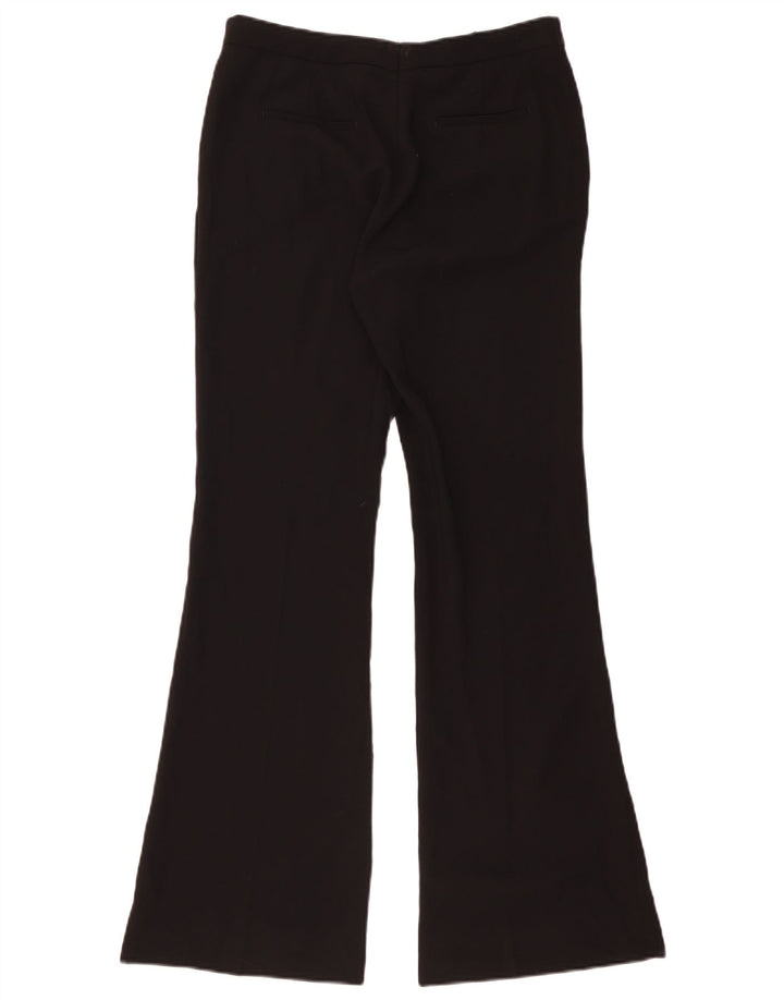 Zara Damen Flare Freizeithose, Größe L, W32, L32, Schwarz, Polyester