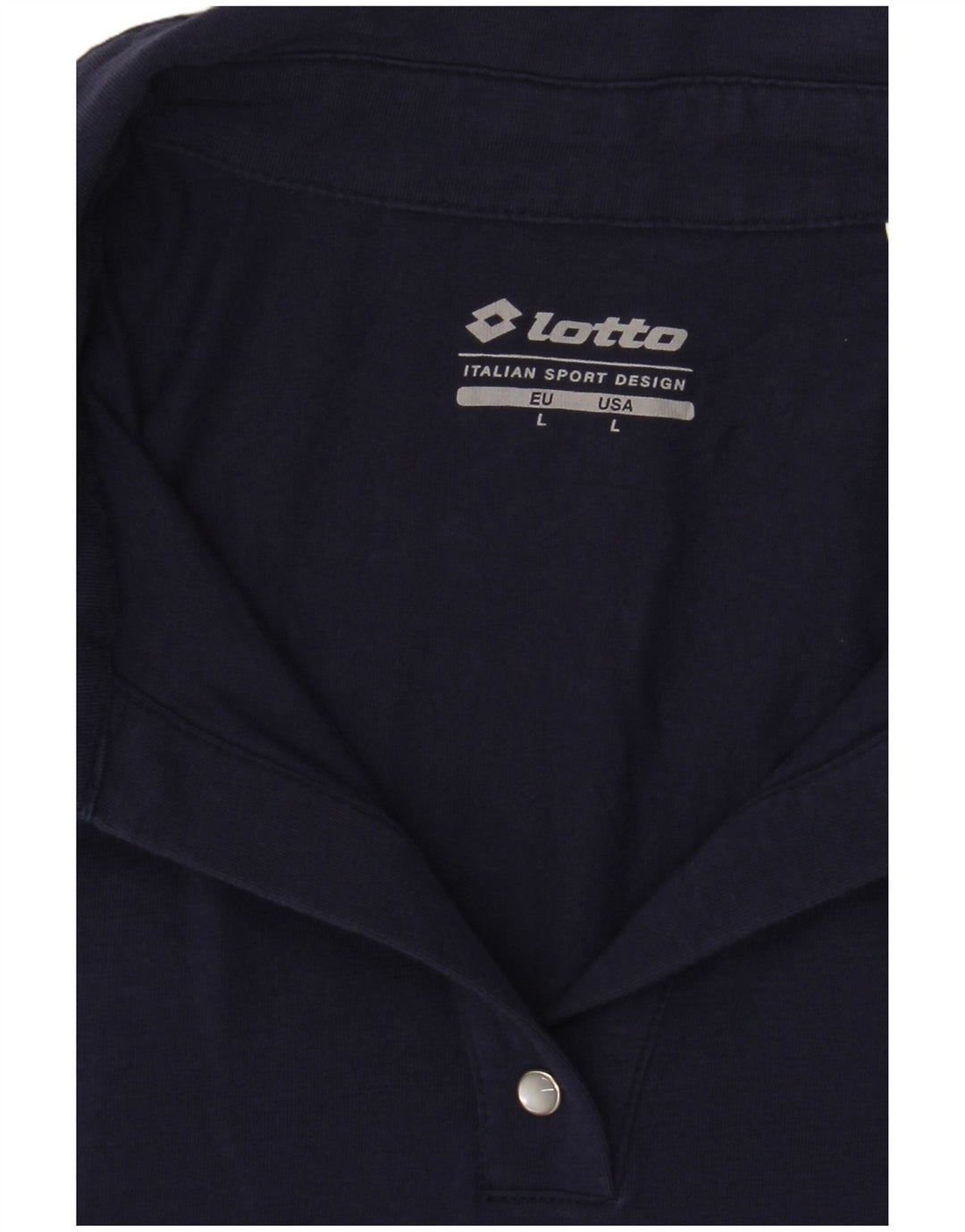 Lotto Damen Poloshirt UK 14 Large Marineblau