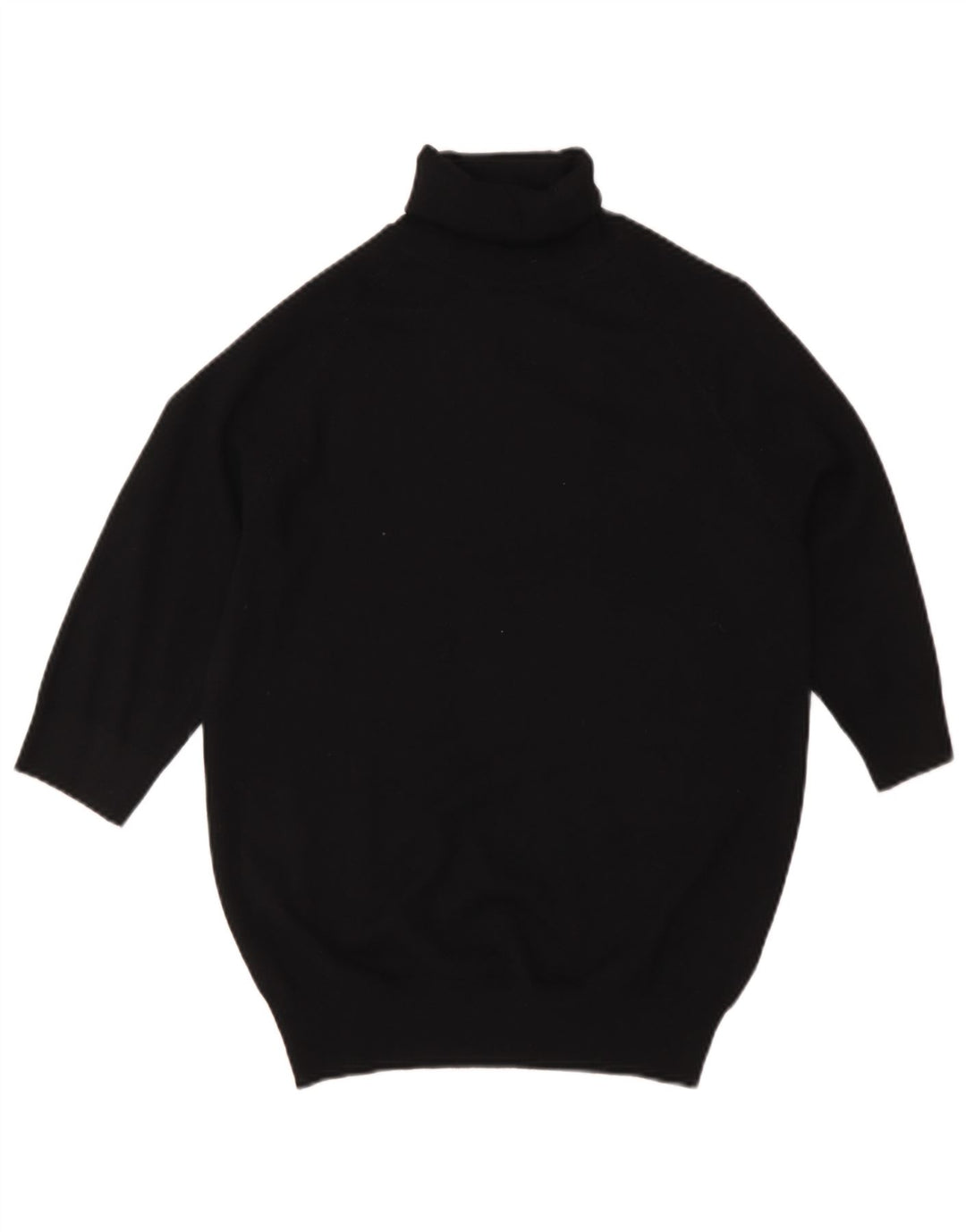 Kurzärmliger Rollkragenpullover von Zara für Damen, Gr. 12, mittelschwarz