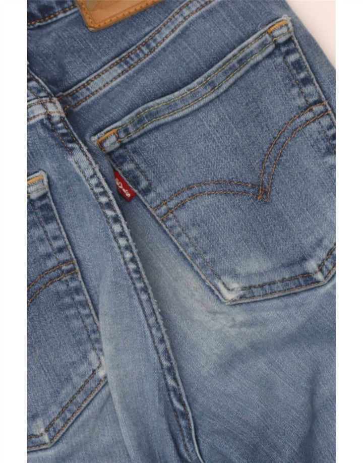 Levi's Damen 726 Flared Jeans W24 L32 Blaue Baumwolle