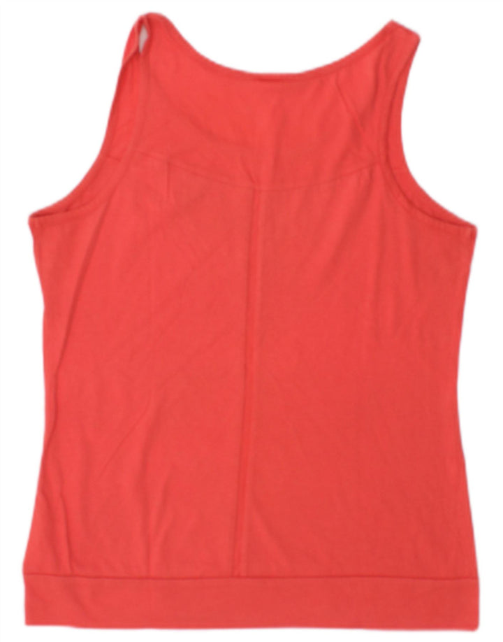 Lotto Damen Weste Top UK 12 Mittelrote Baumwolle