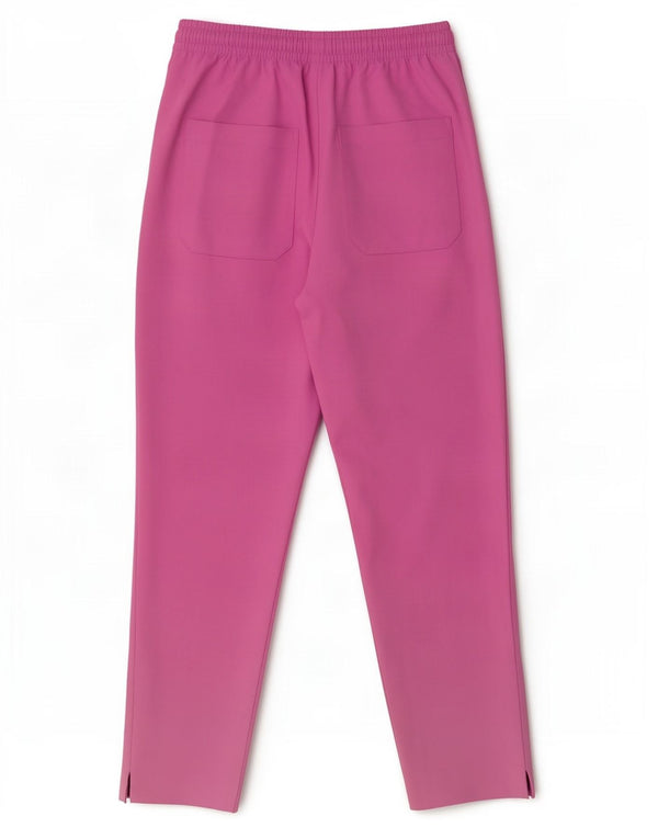 French Connection Womens Tapered Casual Trousers UK 10 Small W28 L26 Pink