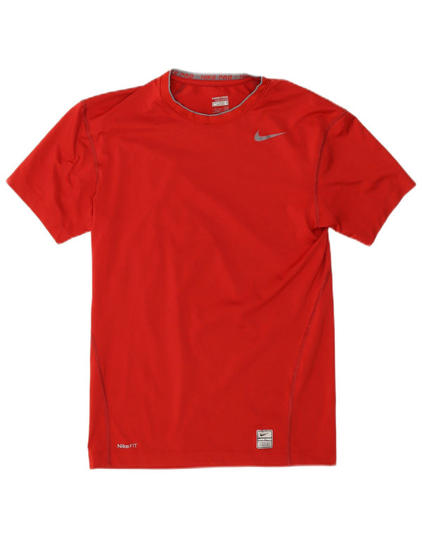Nike Herren T-Shirt Top UK 42/44 Large Rot