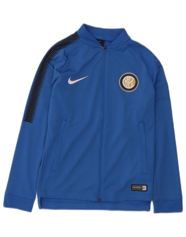 Nike Jungen Inter Mailand Trainingsanzug-Oberteiljacke, 6–7 Jahre, XS, Blau, Farbblock