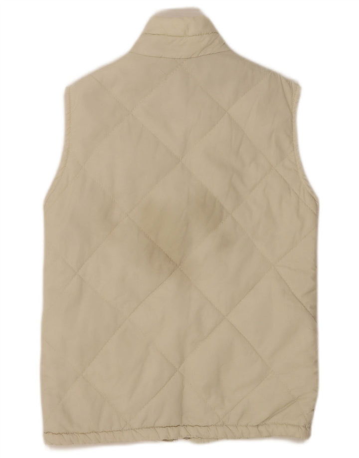 Maul Damen Übergroße Steppweste UK 6 XS Off White Polyamid
