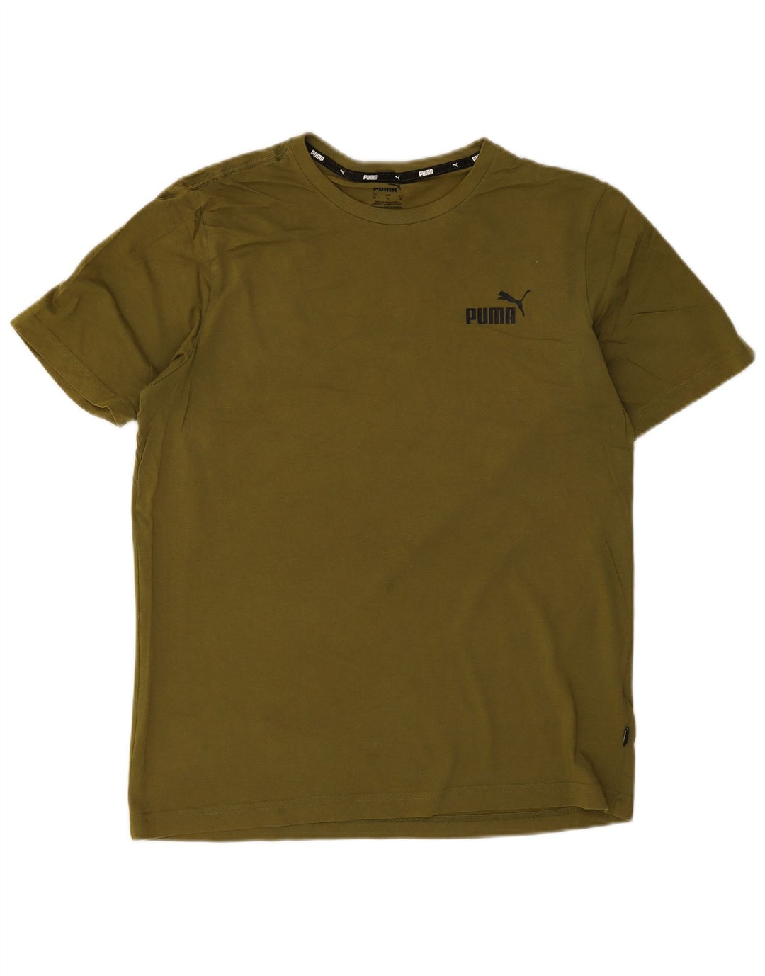 Puma Herren-T-Shirt mit Grafik, mittlere Khaki-Baumwolle