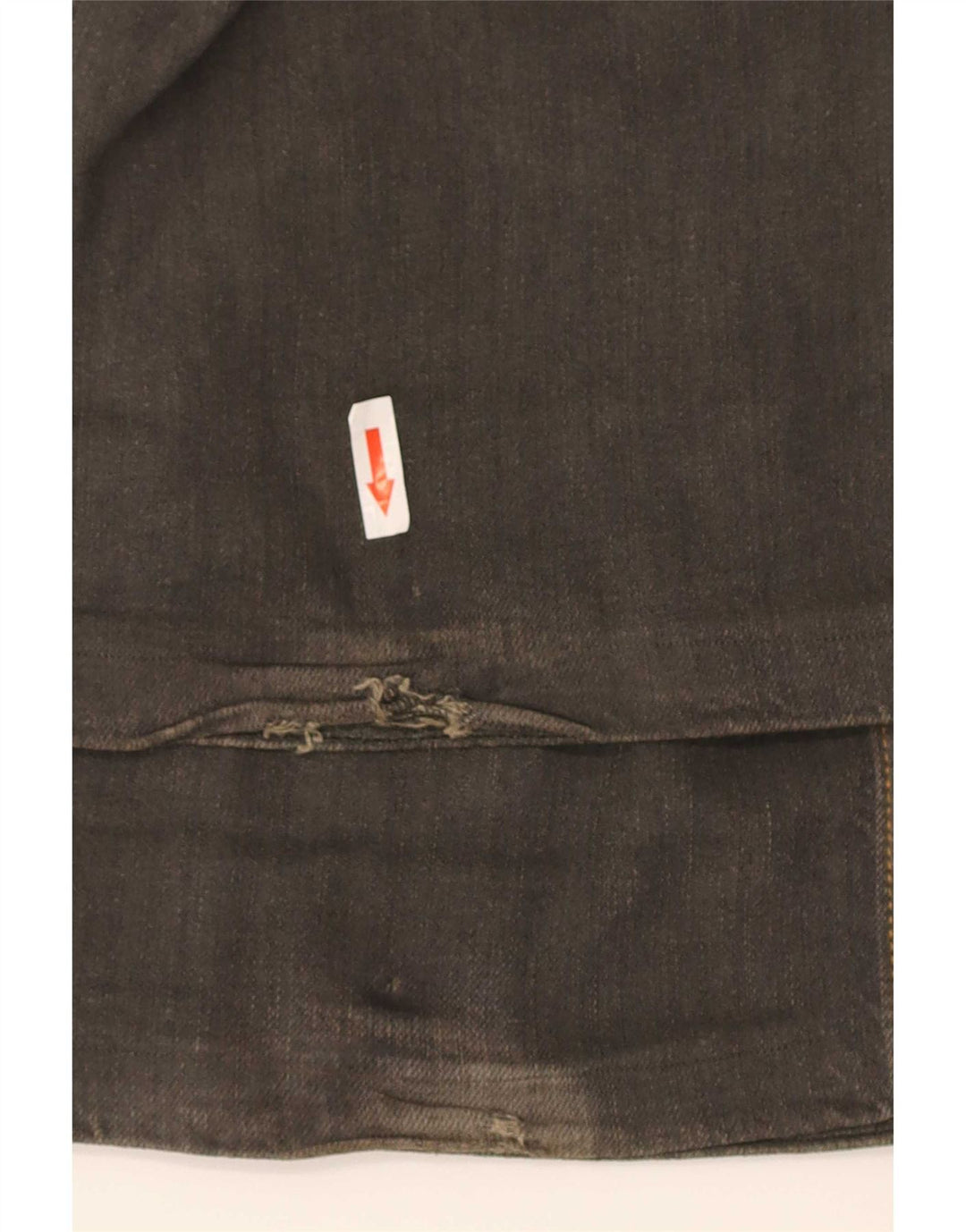Diesel Herren Straight Jeans W31 L36 Khaki Baumwolle