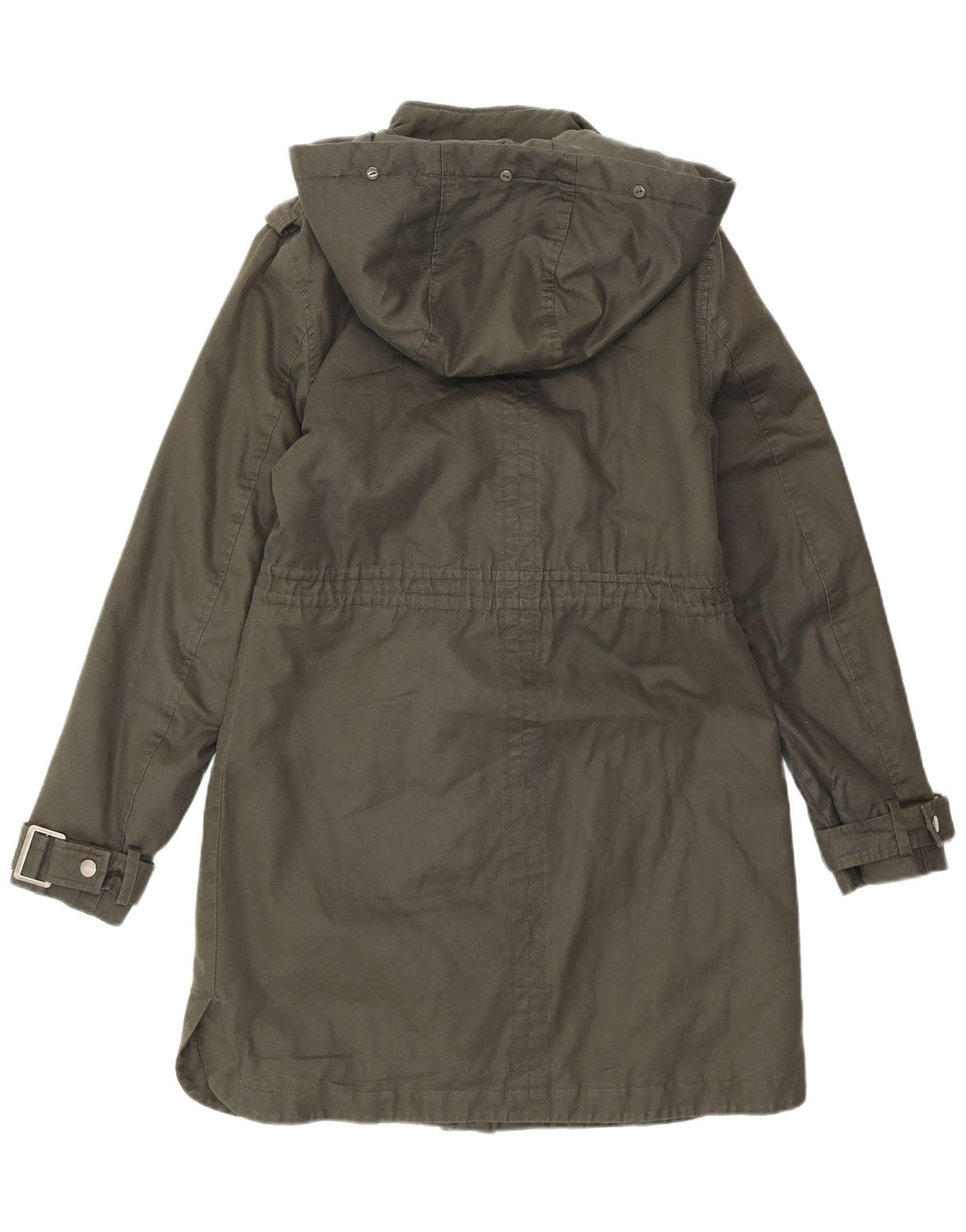 MINT VELVET Damen-Parkajacke mit Kapuze, UK 10, Größe S, Khaki