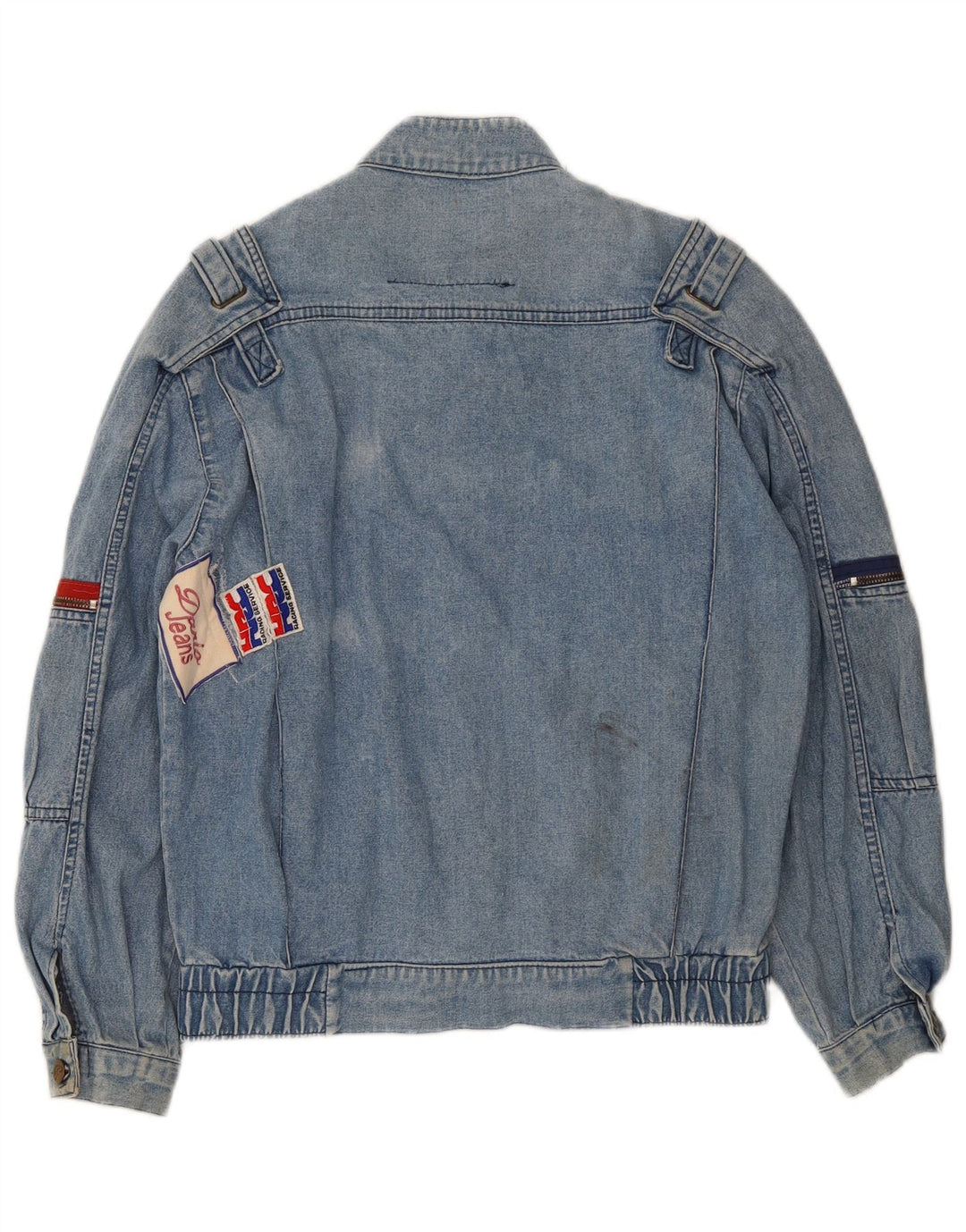 POP 84 Herren Jeansjacke UK 36 Small Blau