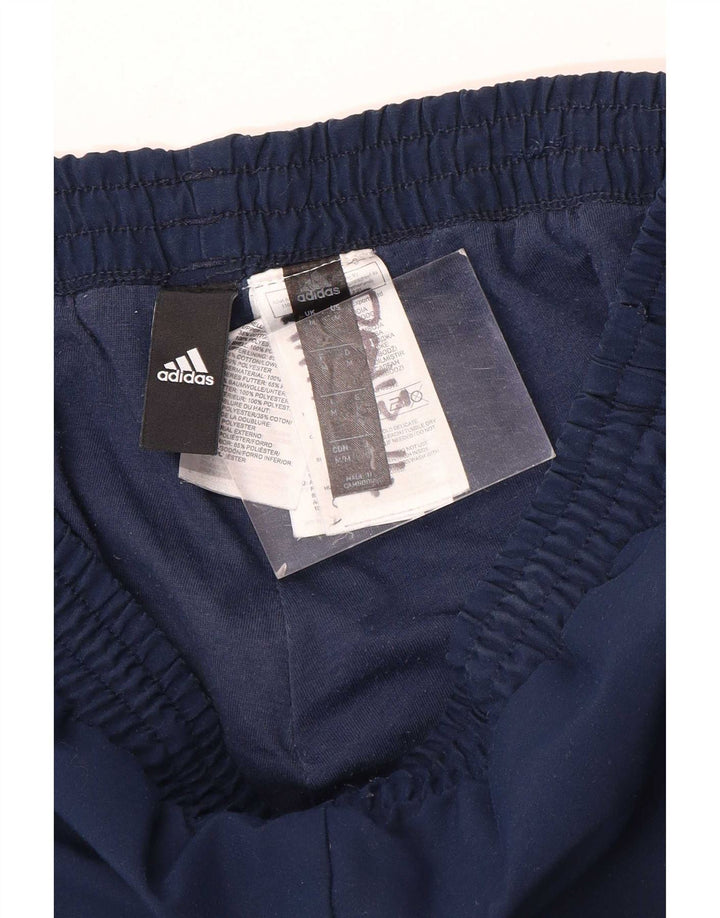 Adidas Damen Trainingshose Jogger UK 14 Medium Marineblau Polyester