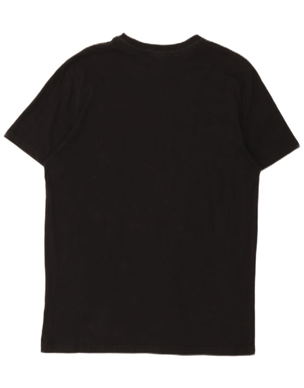 Ellesse Herren Grafik T-Shirt Top Medium Schwarz