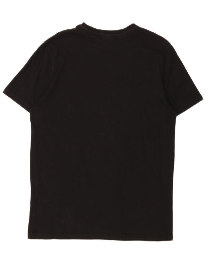 Ellesse Herren Grafik T-Shirt Top Medium Schwarz