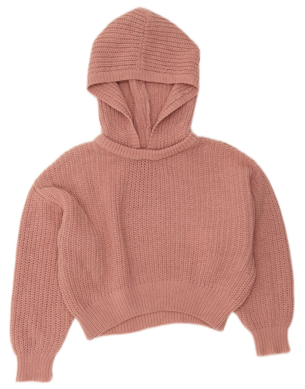 Zara Mädchen-Pullover mit Kapuze, 9–10 Jahre, Rosa