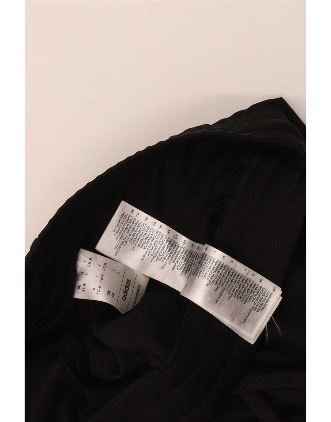 Adidas Damen Trainingshose UK 8/10 Small Schwarz Polyester