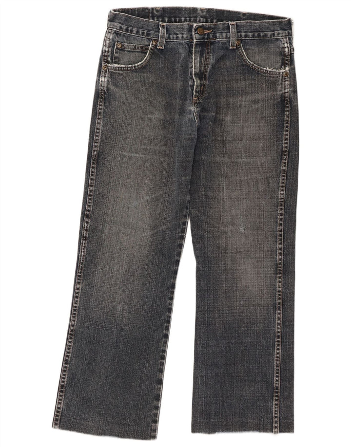 Wrangler Herren Bootcut Jeans W32 L27 Blaue Baumwolle