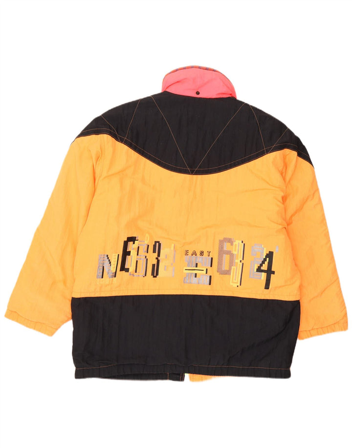 Luhta Womens Graphic Skijacke UK 18 XL Gelber Farbblock