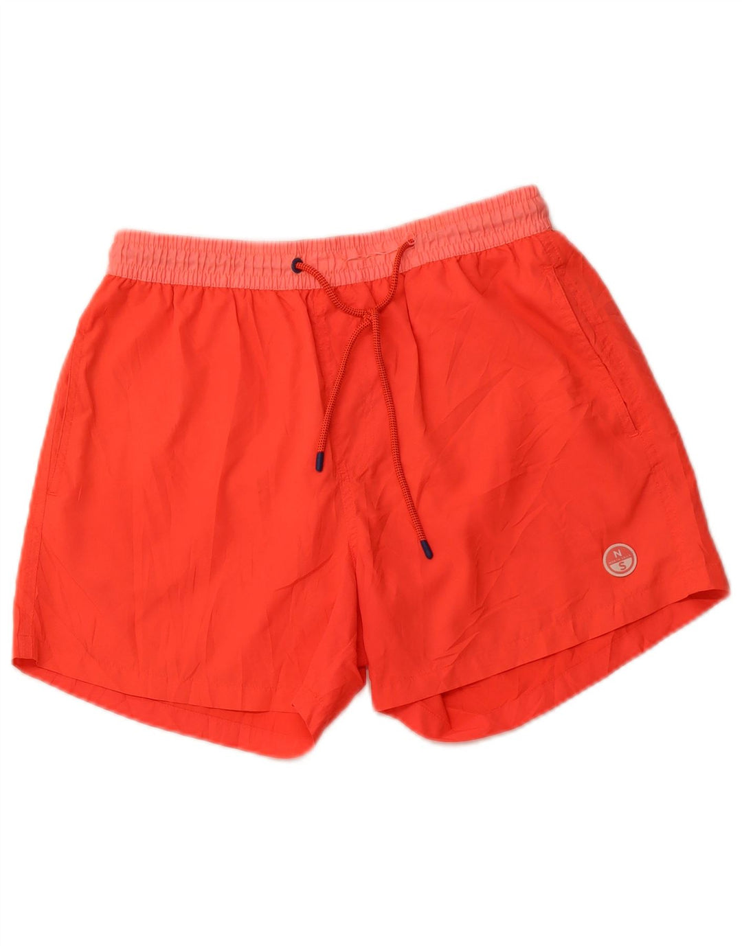 NORTH SAILS Herren-Badeshorts, Größe S, Orange, Polyester