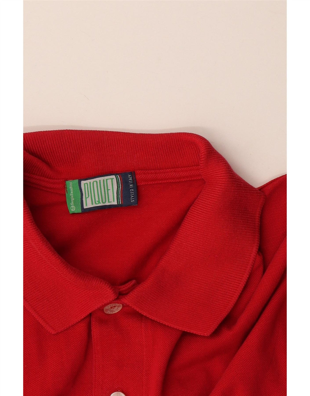 Sergio Tacchini Herren Poloshirt Large Rot