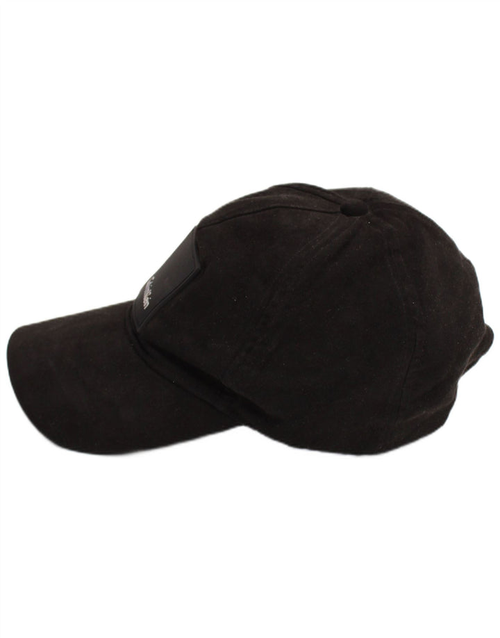 Calvin Klein Herren-Baseballkappe mit Grafik, Einheitsgröße, schwarzes Polyester