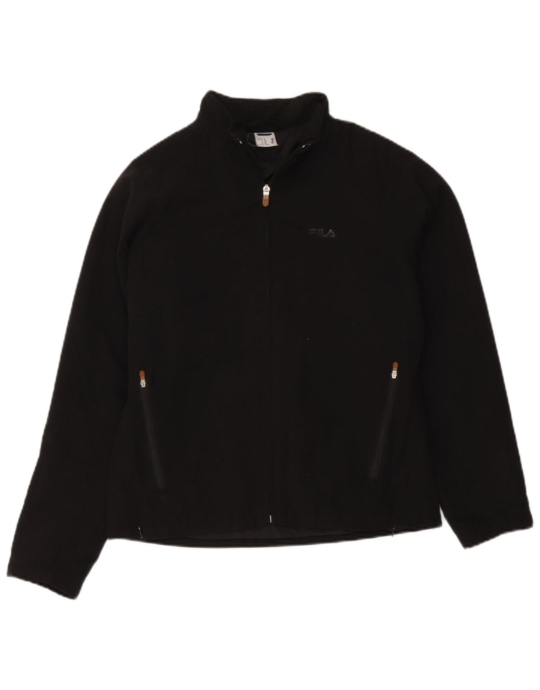 Fila Damen Windjacke UK 14 Medium Schwarz Polyester