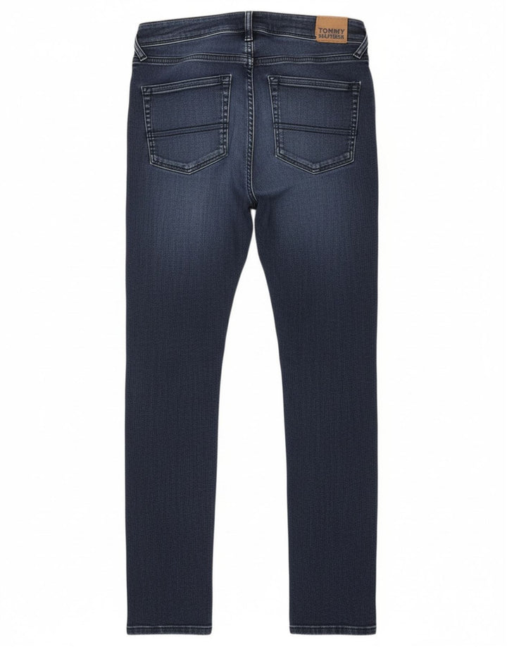 Tommy Hilfiger Slim Jeans für Jungen, 13–14 Jahre, marineblaue Baumwolle