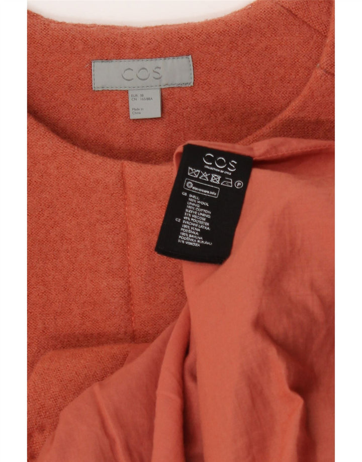 Cos Damenmantel EU 38 Mittelrosa Wolle