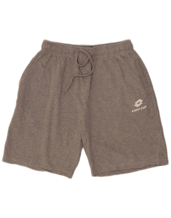 Lotto Herren-Sportshorts XL aus grauer Baumwolle