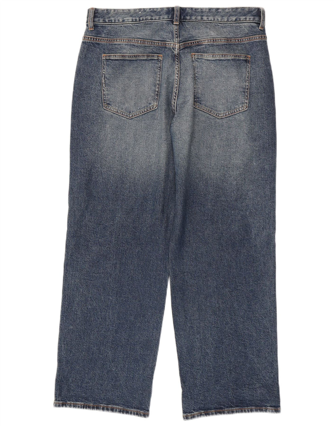 Lose Damenjeans von Zara, EU 40, mittelgroß, W30, L29, blaue Baumwolle