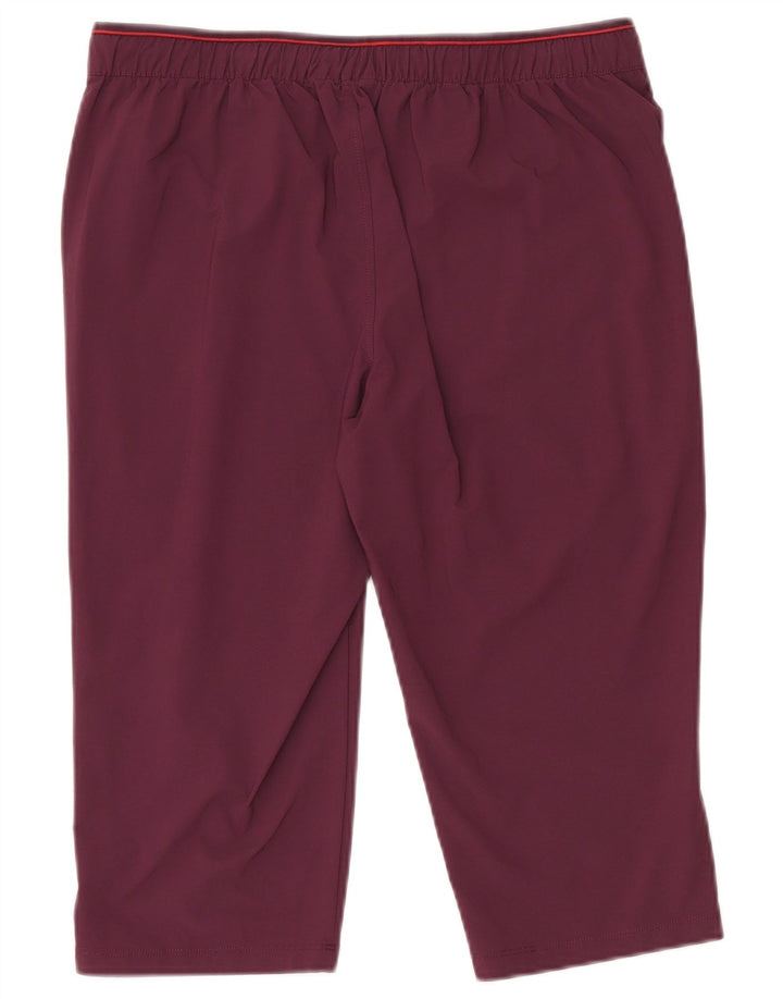 Rohan Capri-Leggings für Damen, UK 14, Größe L, Burgunderrot, Polyamid