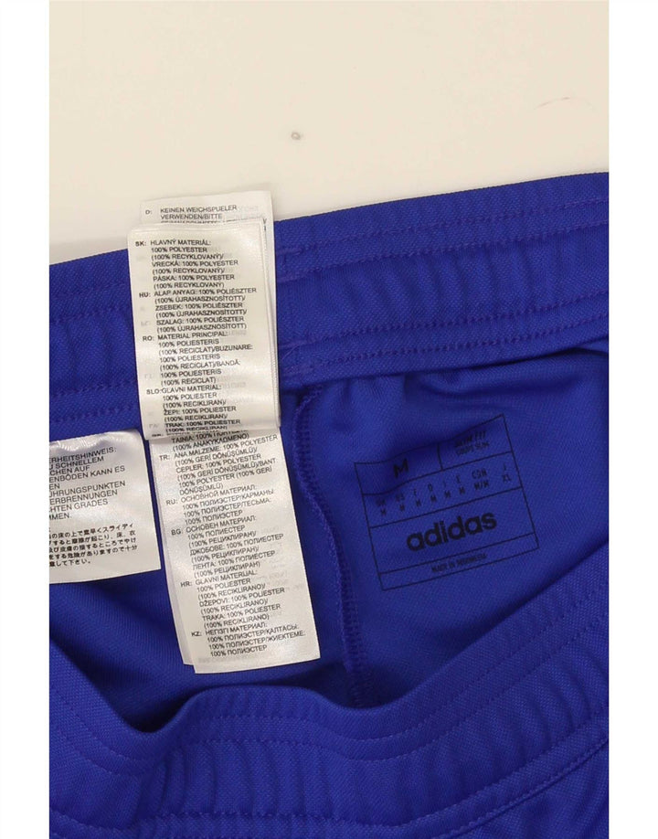 Adidas Herren Aeroready Trainingshose Mittelblaues Colourblock-Polyester