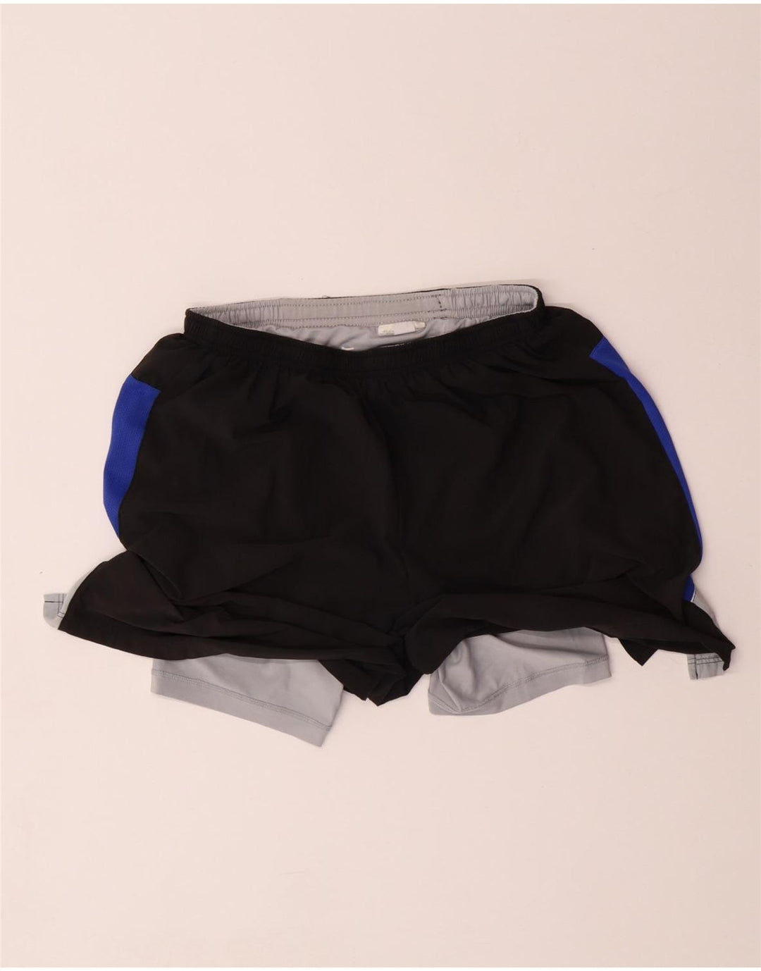 NIKE Mens Dri Fit Sport Shorts Small  Black Colourblock