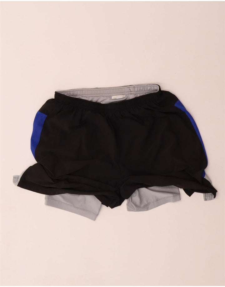 NIKE Mens Dri Fit Sport Shorts Small  Black Colourblock