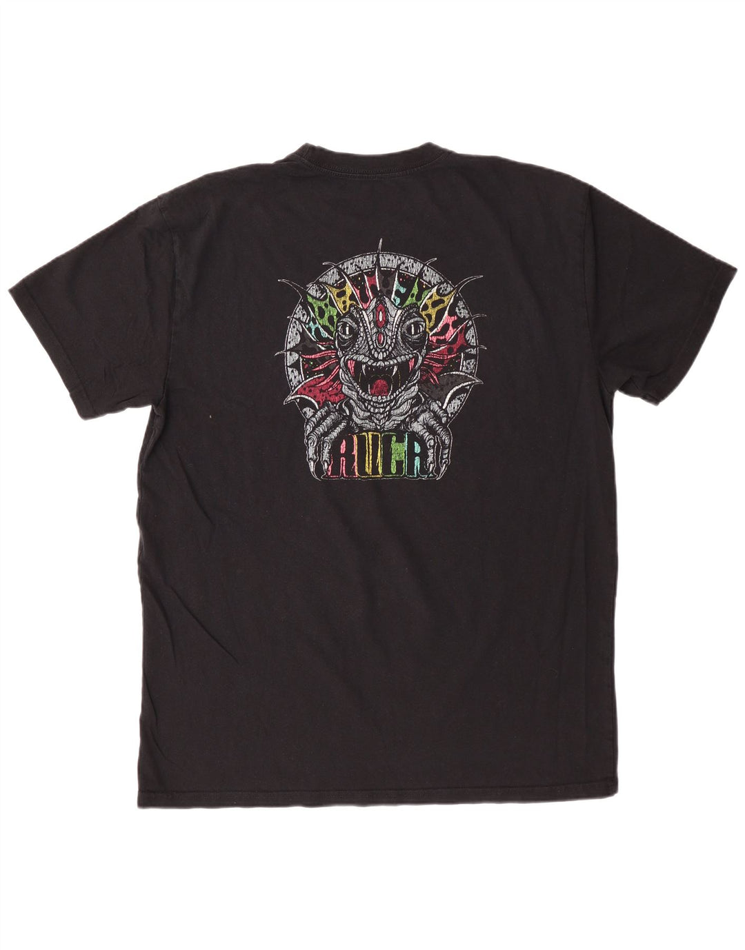 RVCA Herren-T-Shirt mit entspannter Passform, Grafik, Größe L, Schwarz