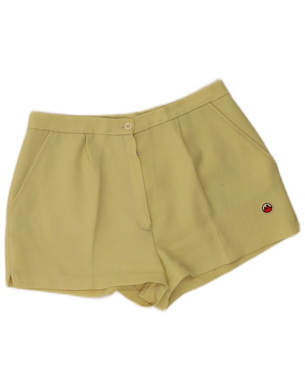 MARILENA Damen High Waist Pegged Hot Pants IT 46 Large W30 Gelb